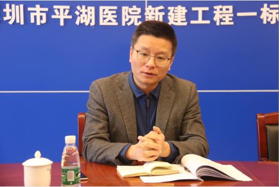 公司副总经理魏登臣一行到深圳平湖医院项目开展年终工作综合检查和双节慰问等活动