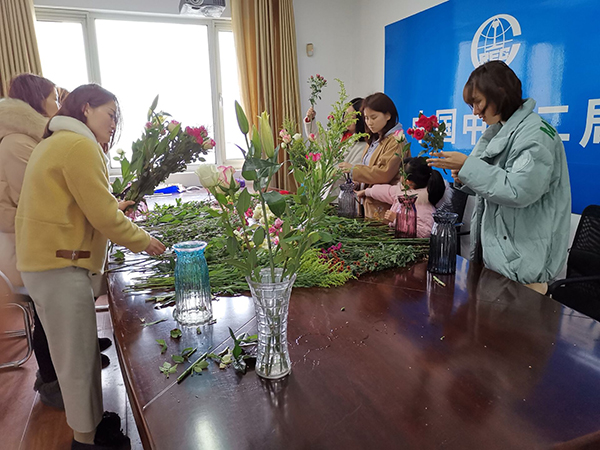 幸福像花儿一样——安徽片区工会开展“三八”妇女节活动